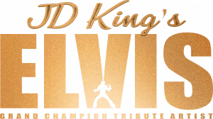 Elvis impersonator JD King grand champion logo